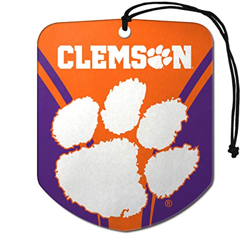 FANMATS Clemson University Air Freshener 2-pk 2.75” x 3.5” - 
