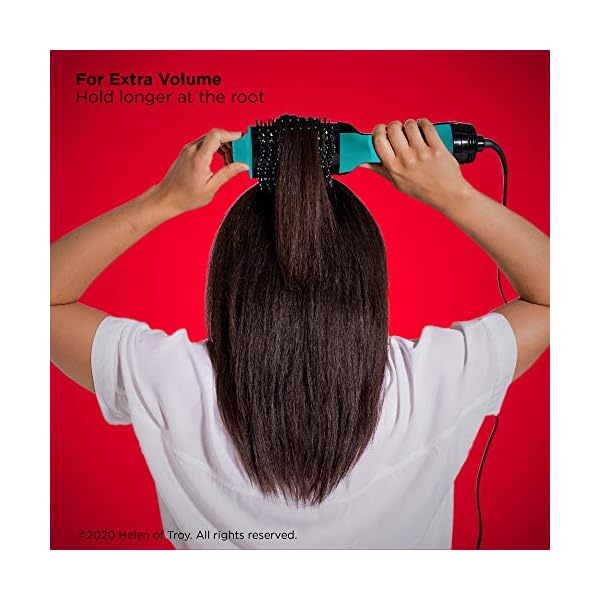 REVLON-One-Step-Hair-Dryer-And-Volumizer-Hot-Air-Brush-Teal REVLON One-Step Volumizer Original 1.0 Hair Dryer and Hot Air Brush, Teal