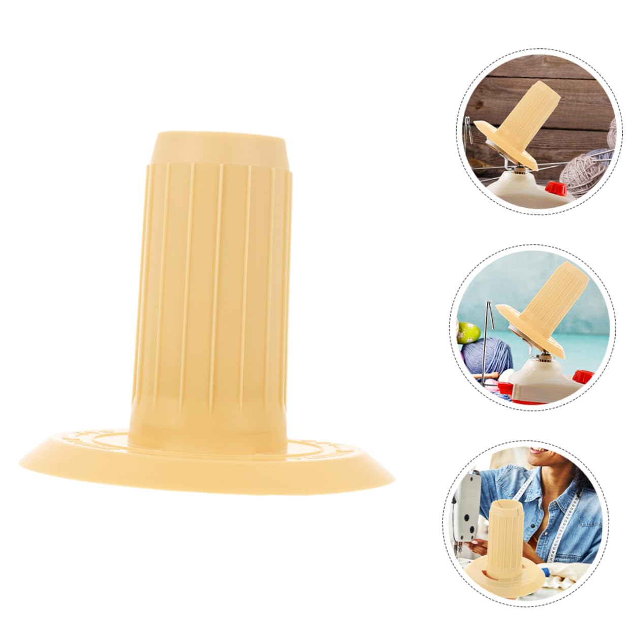 HAPINARY 5pcs Hand Knitting Machine Accessory Yarn Winder Tube Efficient Winding Mechanism Tangle-Free Yarn