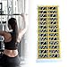 FytStycale Weight Stack Labels Weight Tags Stickers for Body Building Weightlifting Strength Training, 2.5kg Black Yellow
