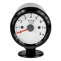 Mintice™ 2 52mm Auto Drehzahlmesser Anzeige Universal Licht Anzeige Instrument RPM Gauge Messgerät