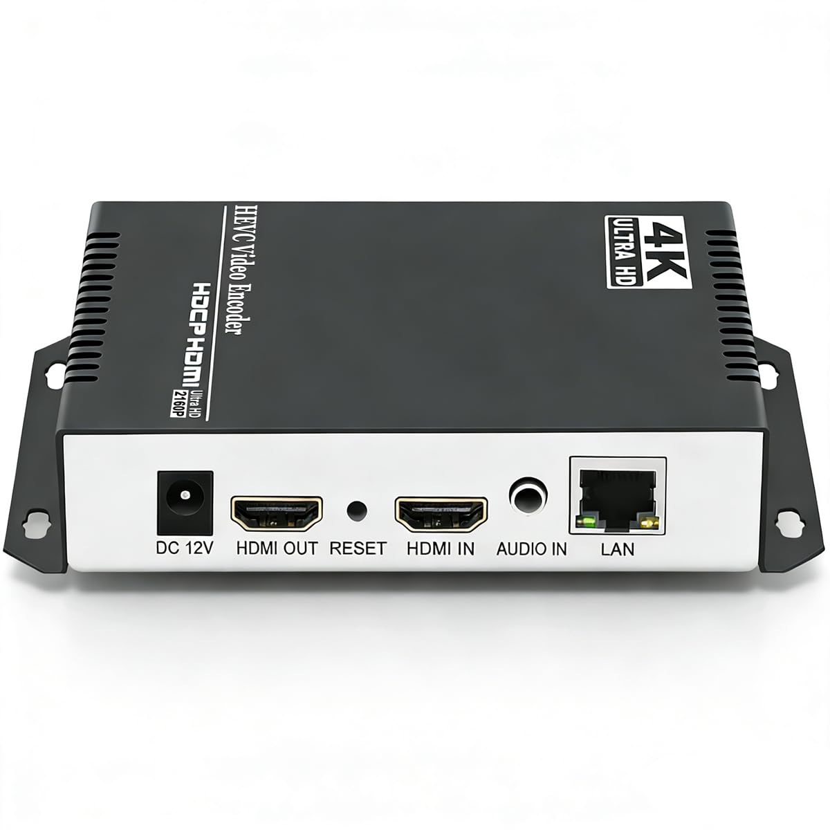 4K HDMI Video Streaming Encoder IPTV with RTSP RTMPS HLS M3U8 UDP SRT ONVIF, HD HDMI to IP Live Broadcast Streamer for YouTube Facebook and Other Servers