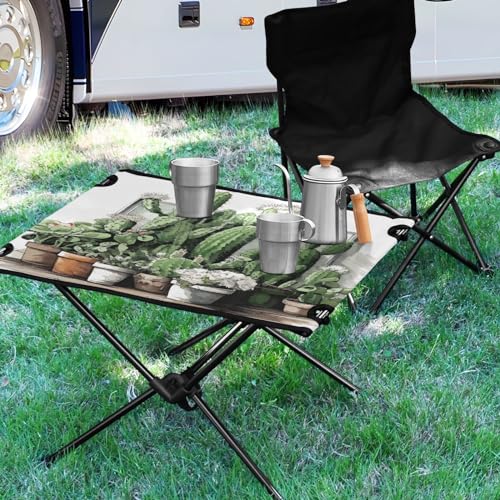 Mesa de Camping Plegable GOODOLD Camping Folding Tables, Diseño Ligero y Portátil con Bolsa de Transporte miniatura 2