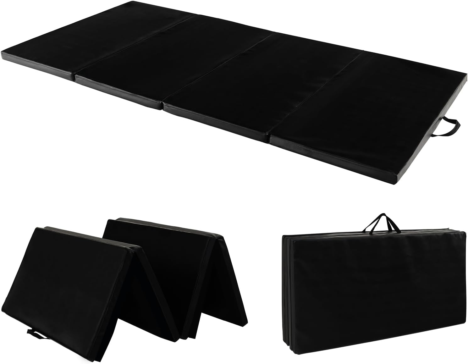 Giantex 8' x 4' x 2" Gymnastics Mat, Folding Tumbling Mat