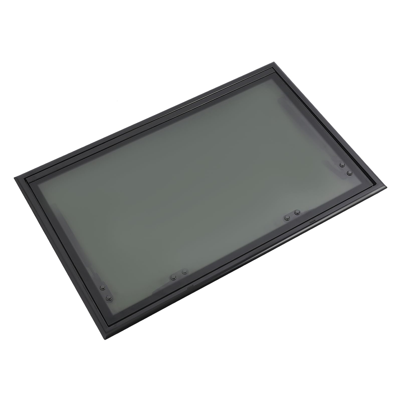 Finestra di esposizione per camper con tenda avvolgibile integrata e zanzariera, finestra laterale, finestra per camper e roulotte, furgoni e camper (800 x 500 mm)
