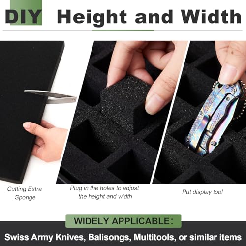 Image of 40 Folding Knife Case Waterproof Pocket Knife Holder
