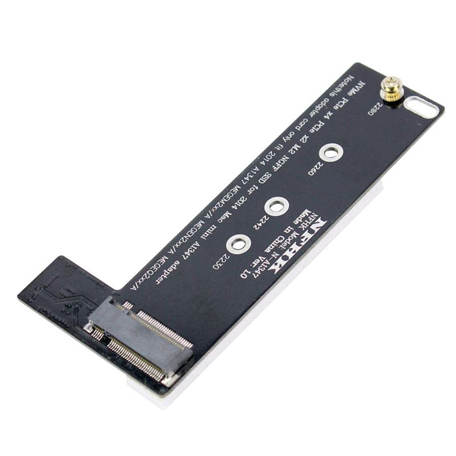 Tobo M.2 NGFF NVME M-Key SSD Adapter for 2014 MacBook Mini A1347 Model ConverterPCI-Ex4x2 M.2 NGFF M-Key SSD Converter Card Riser for 2014 MacBook Mini A1347 NVME SSD. - TD408HS-01 (B0B65FSTHZ) Amazon Price History, Amazon Price Tracker
