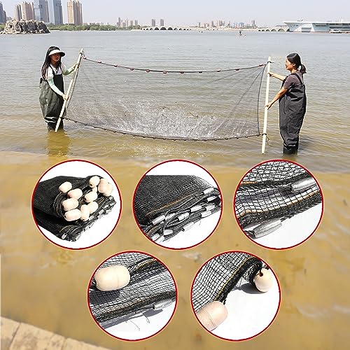 BasicGear Seine Net, 4ft x 25ft, Commercial and Recreational - image 2