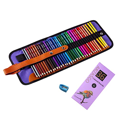ARZASGO 36 Colored Pencils Set, Artist Coloring Pencils for Adult...