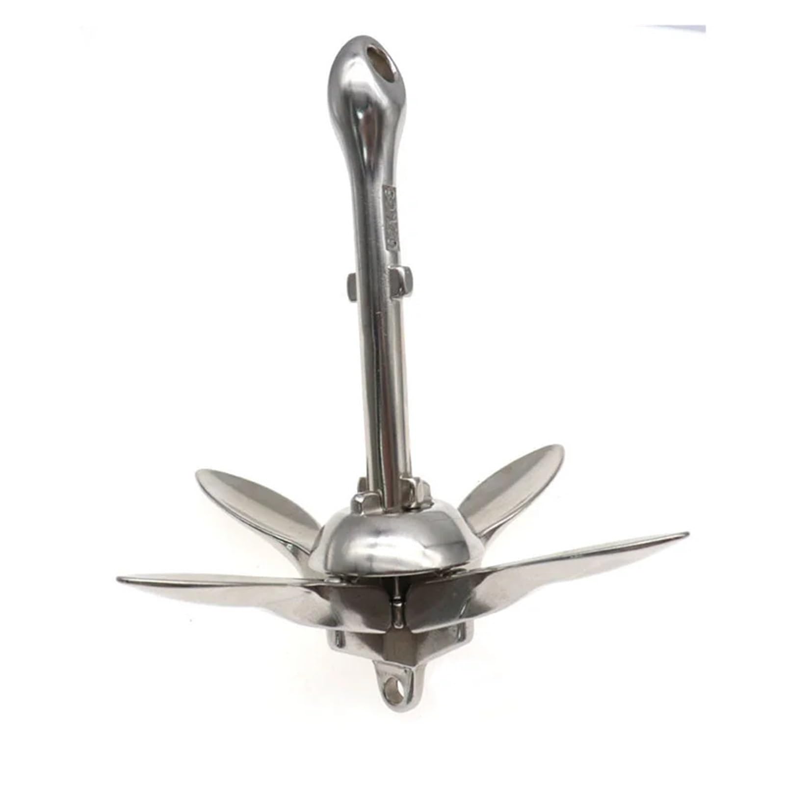 Kotwica do łodzi pontonowa ze stali nierdzewnej, kotwica metalowa, kajaka, tratwy, rybackiej, 0,7 kg/1,5 kg - Aqua-stal