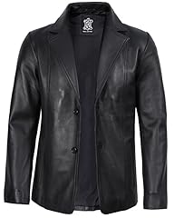 Surrey -Black Mens Leather Jacket