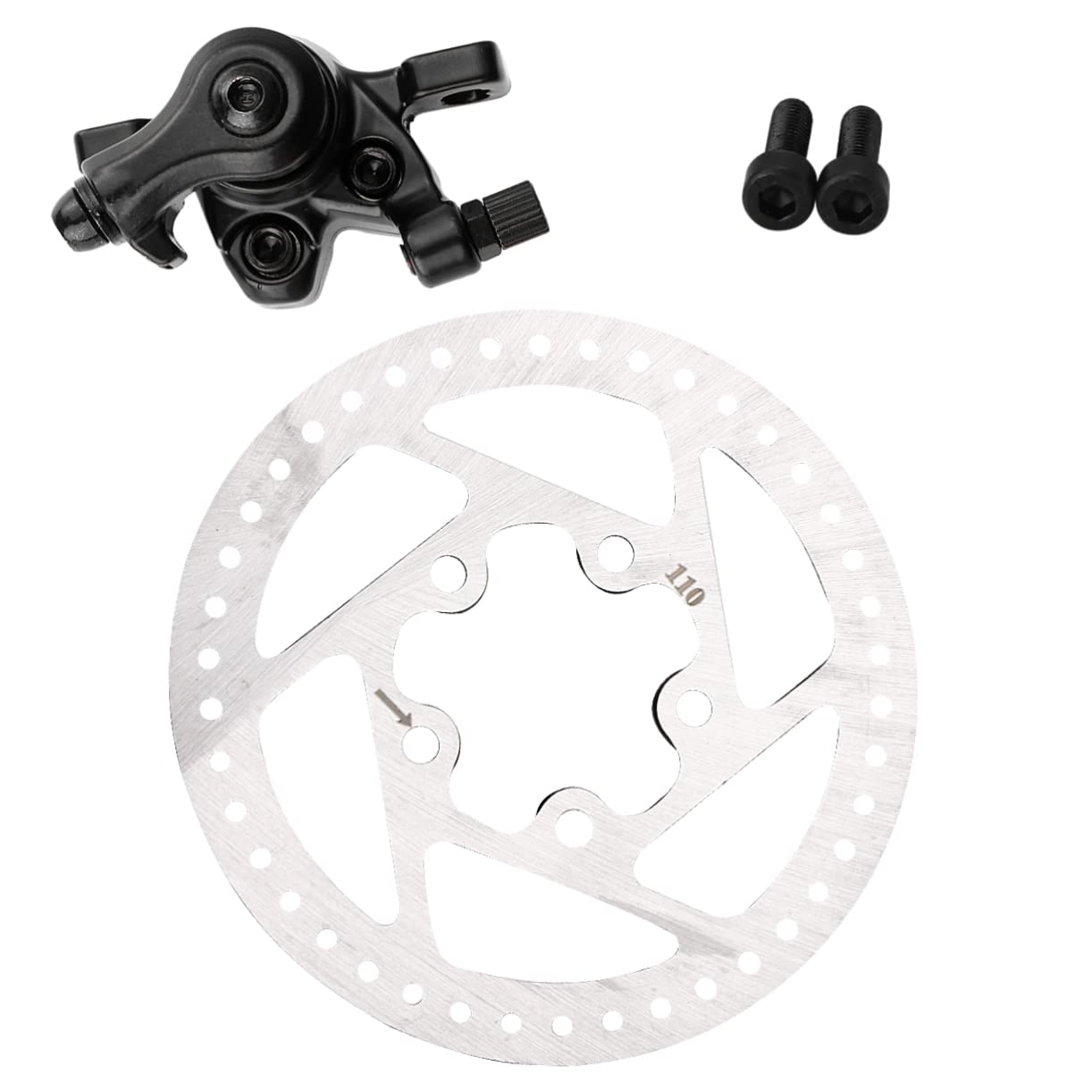 TOYANDONA Freno Disco per Scooter Pinza Freno Cavo e Disco di Sostituzione Realizzato in Materiale Resistente Facile da Installare
