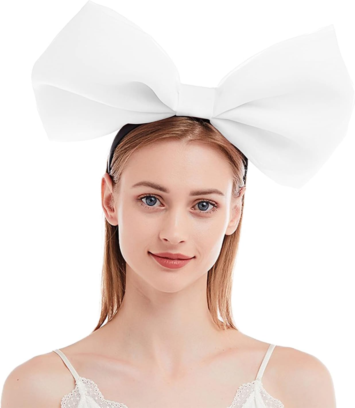 Halloween Hair Bow Headbands - Mardi Gras Huge Bow Headband Hair Accessories Bows for Party Cosplay