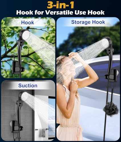 Douche de camping portable WADEO étanche IPX8 idéale pour randonnée et extérieur