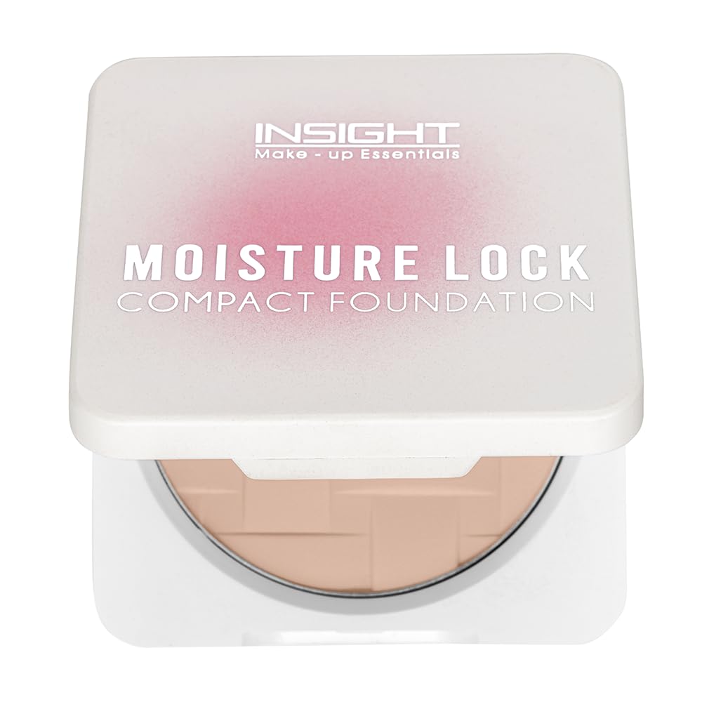 INSIGHT Moisture Lock Compact Foundation-Ivory Whisper (11g)|Matte Finish|Blocks Excess Oil|Weightless Formula for All Day Comfort|Infused with Vitamin E-image-23