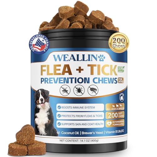 Flea-and-Tick-Prevention-for-Dogs-200-Soft-Chews-for-Dog-Fleas-Ticks-Treatment-Natural-Dogs-Oral-Flea-Chewables-Support-Supplement-Flea-and-Tick-Chews-for-All-Breeds-Sizes