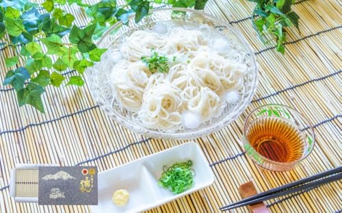 三輪そうめん 芳岡 細物 3kg/ 手延べ 麺 乾麺 無添加 二昼夜寒作り製法