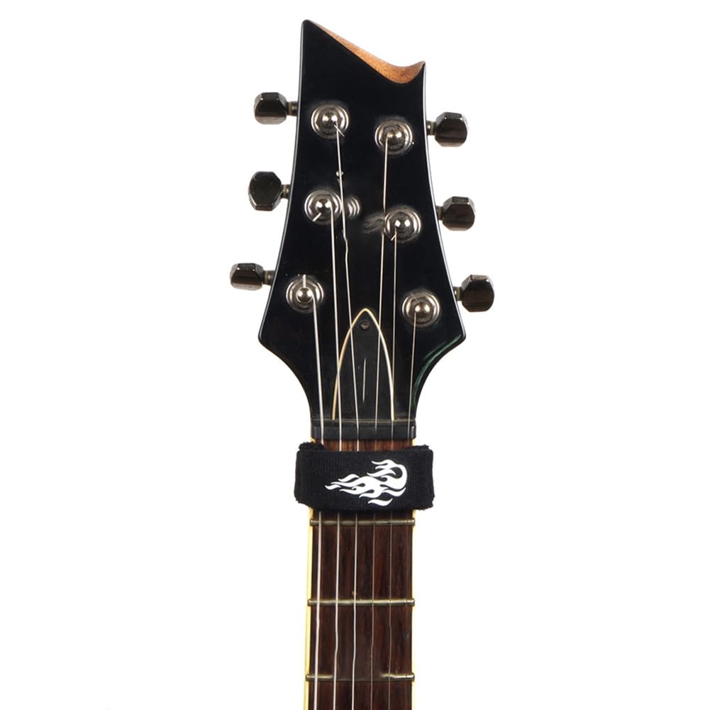 loweo Bande Sonore de Guitare à Flamme, Bande Muette, Bande Sonore de Basse, Bande Muette de Guitare, Élimine le Bruit, Prévient les Hurlements