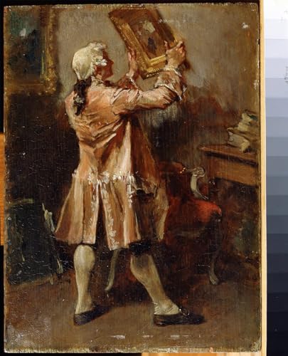 Un amante della pittura de Jean Louis Ernest Meissonier cuadro lienzo arte decorativos oficina 60x90