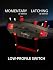 Radiomaster Boxer Version Max avec CNC AG01 Hall Gimbals Carbon Fiber 2.4 G 16 ch Transmetteur Télécommande ExpressLRS Mode 2 (ELRS-Rouge avec 6200)