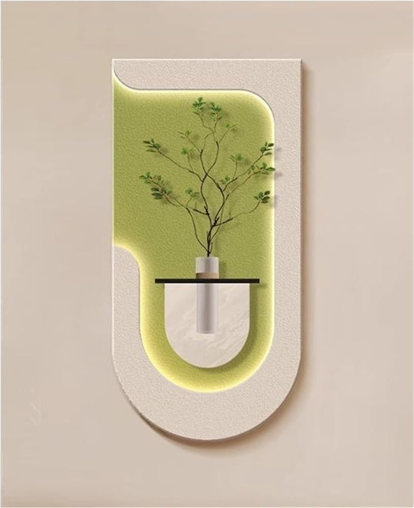 Sandstone Decor Painting, Entrance Foyer Decorative Art, 3D Wall Art with Warm LED Light, LED Decor Light for Hotel Lobby Living Room Bedroom (Beige, 15.7 * 31.5in) - Image 10