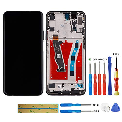 SWARK LCD Display Compatible with Honor 9X STK-LX1 (Black with Frame) LCD Display Touch Screen Display + Tools