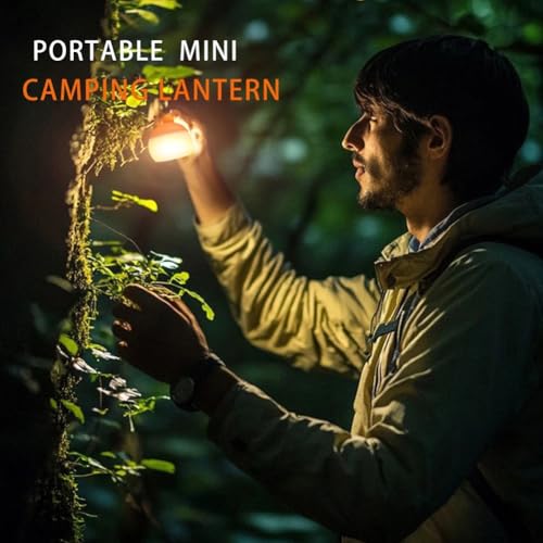Mini lanterne camping USB rechargeable Haning pour tente et table