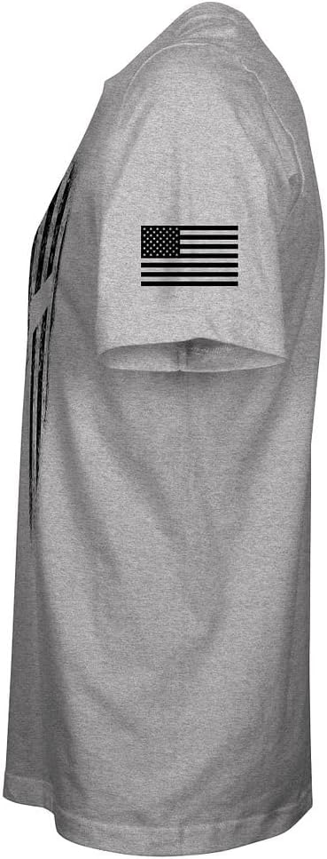 USA American Spartan Patriotic Men's T-Shirt - Image 4