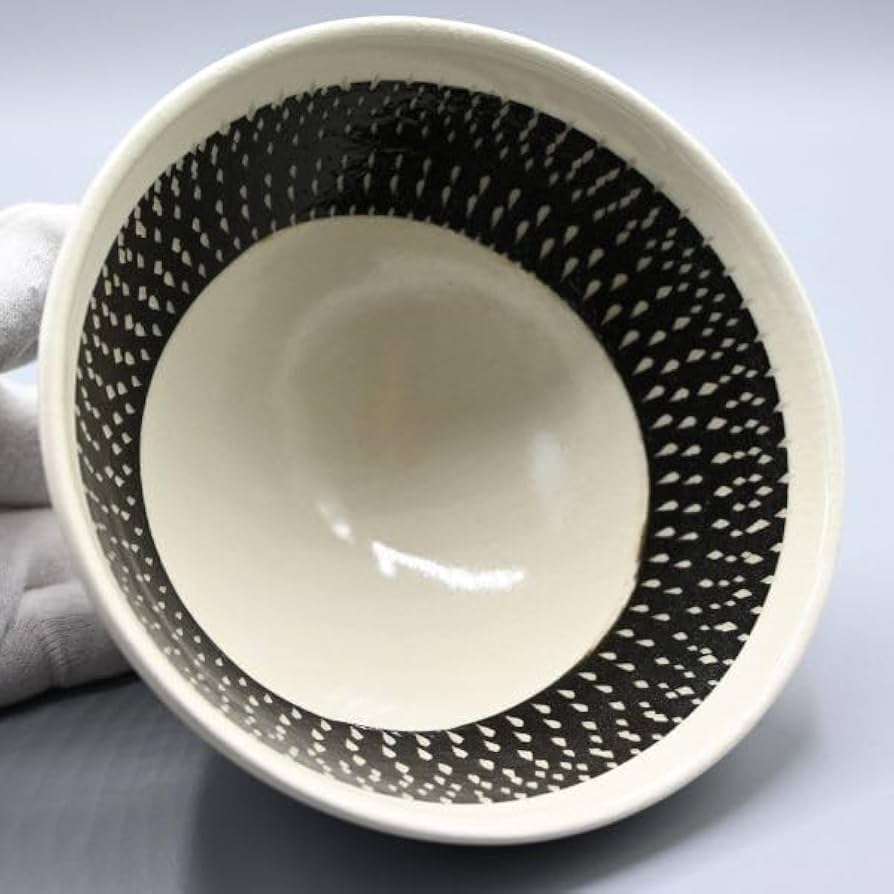 清水保孝 窯変 天目釉 茶碗 共箱 共布 茶道具 父 人間国宝 清水卯一 Amazon.co.jp: 極 清水保孝 飛白 亀文 茶碗 共箱 共布 陶歴 抹茶