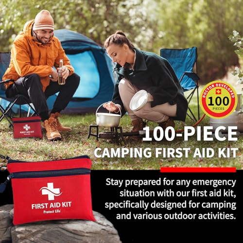 image for Protect Life Survival First Aid Kit for Home/Business, Camping Surviva