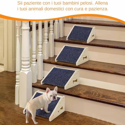 Dog Ramp for Sofa and Tall - 26 Degree Non-Slip Pet Ramp with High Traction Cover, Portable Orthopaedic Foam Climbing Stairs for Elderly Dogs and Cuc - Image 6