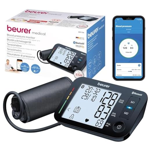 Beurer BM54 - Tensiómetro de brazo con Bluetooth, color negro
