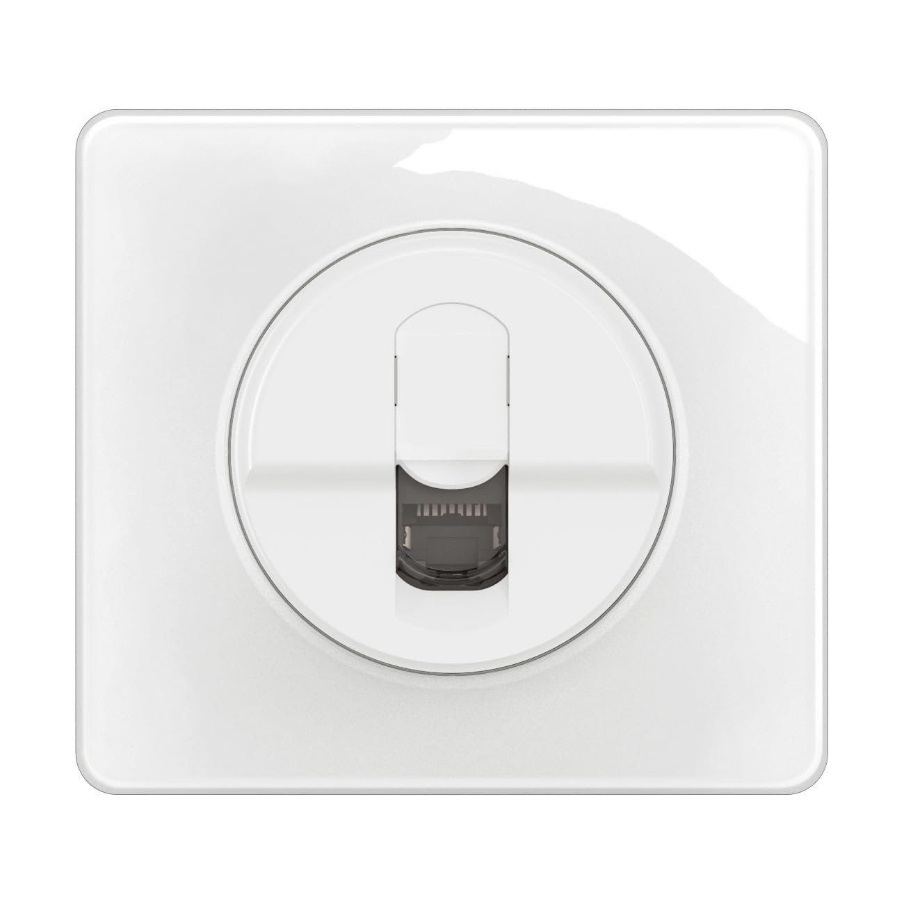Prise RJ45 Cat 6 FTP Legrand blanche multimédia haut de gamme