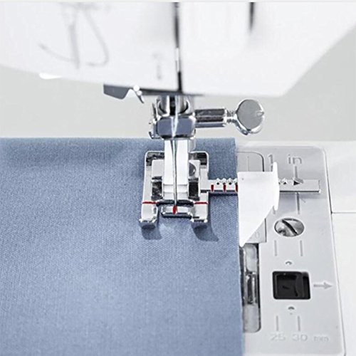 Pie de máquina de coser con guía ajustable miniatura 4