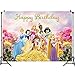 Party Hintergrund Dekoration Prinzessin simyron Princess Happy Birthday Party Hintergrund CartoonPrinzessin Thema Party, Mädchen Geburtstag Party liefert (5 x 3 Zoll )