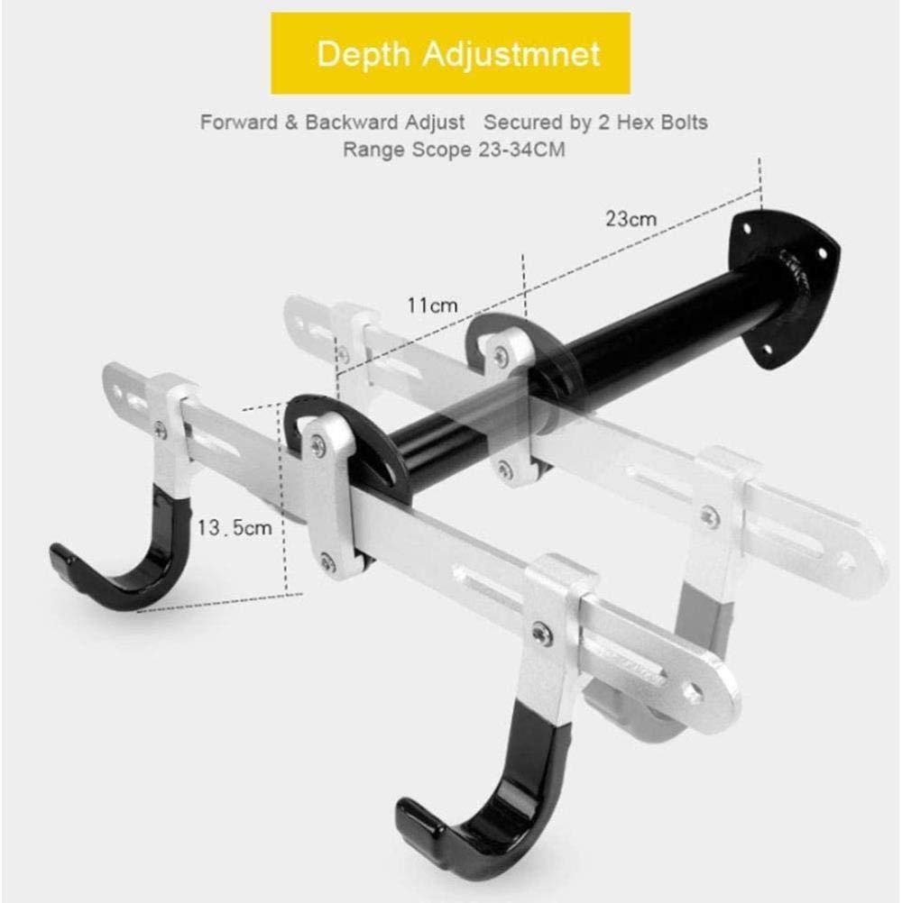 Rastrelliere per bici e supporti I titolari di montaggio a parete in bicicletta, montaggio a parete Bike Rack bagagli Garage Hanger - Risparmio di spazio biciclette staffa a parete Garage Adatto