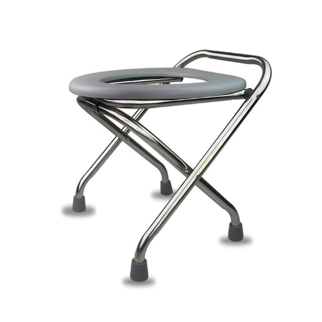 Toilleten Sitz, Ergonomie Klappbarer Sitz Haushalt Mobiler Toilettenhocker Zum Alter Mann Schwangere Frau (Farbe : 32cm)