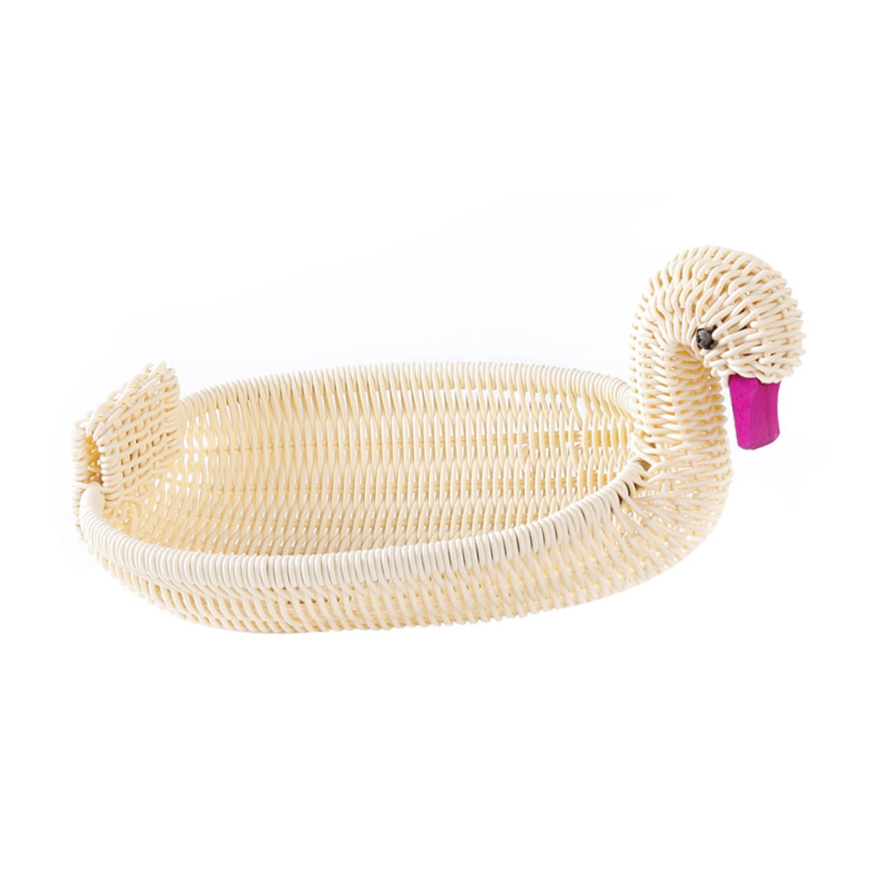 Alipis Cesta de Almacenaje para Juguetes Infantil Diseño Imitación Ratán, Ligera y Portátil, Adecuado para Guardar Artículos de Tocador en Baño o Cocina Color Aleatorio