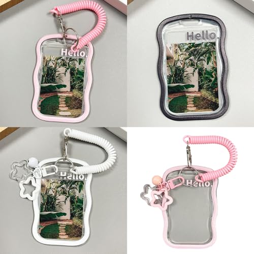 Photocard Holder Korean Popular Music Photo Card Holder Keychain Identity Card Holder Keychain Student Card Sleeves2