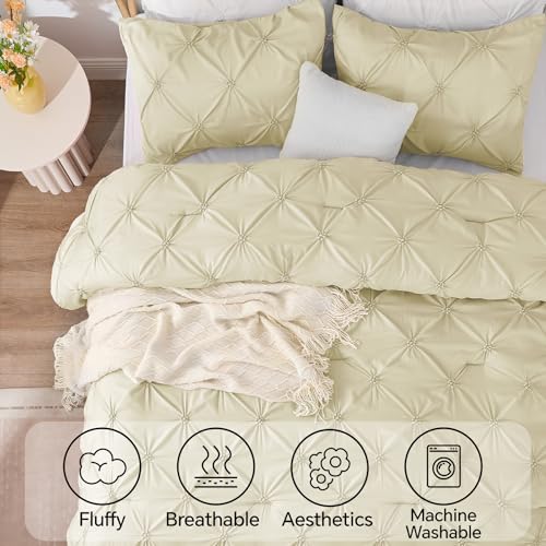 Image of BEDELITE Twin Comforter Set Beige,Lightweight & Soft Comforter