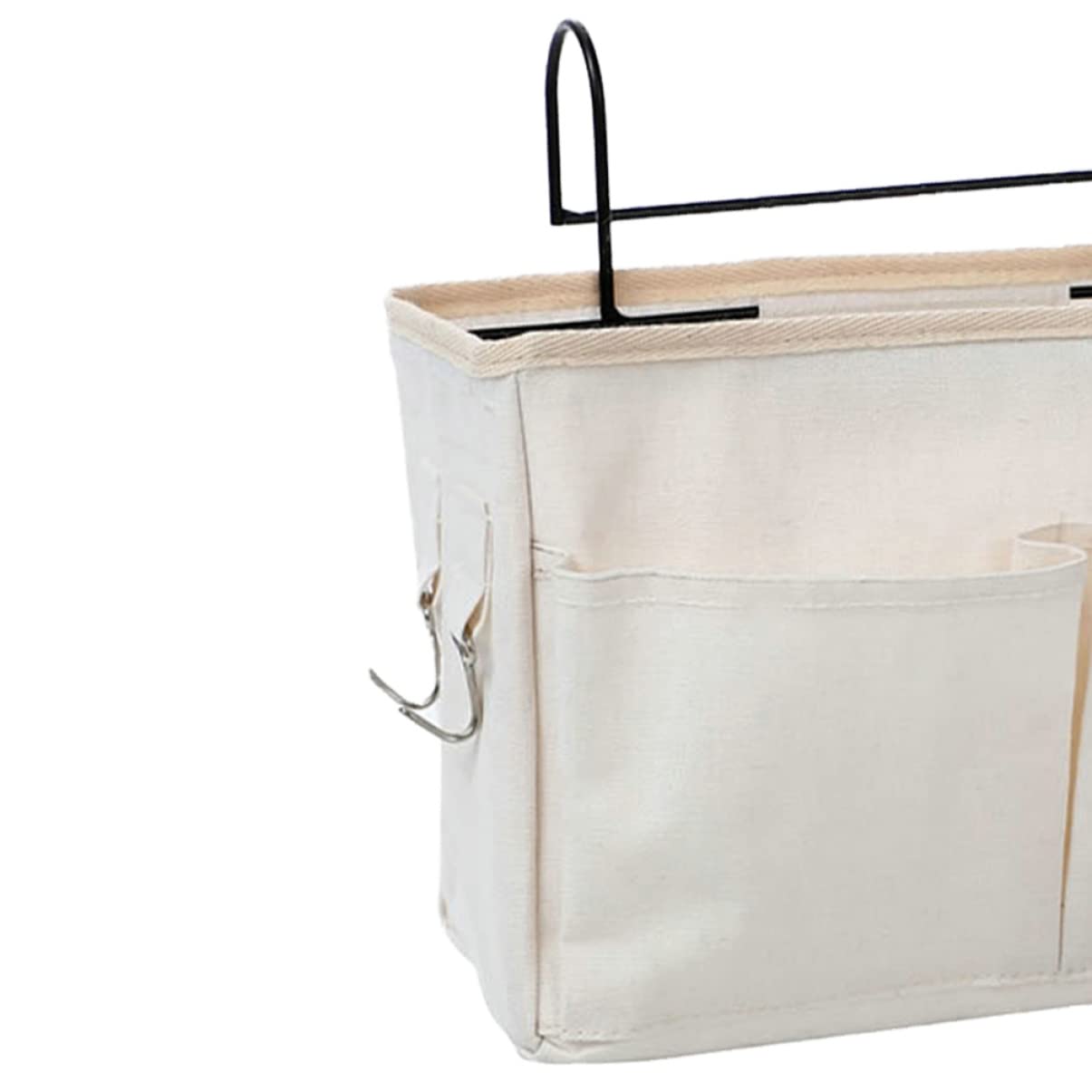 Hanging Pocket Bag Office Table Books Phones Bed Origanizer Hanging Book Storage Organizer Wall Mounted Organizer Household Wall-mounted Hanging Bag White Telephone Wardrobe
