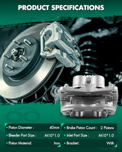 Image of SCITOO Front Left Brake Caliper With Bracket 19B7084 Compatible For Scion For FR-S 2013-2016,For Subaru For BRZ 2013-2014,For Toyota For 86 2017-2018