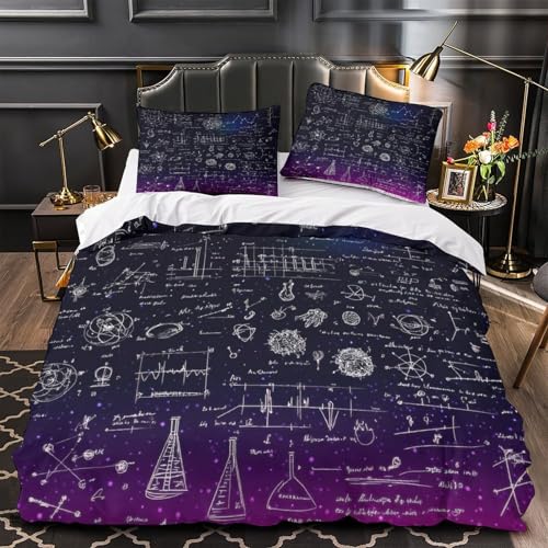 Housse de couette science en microfibre premium finition fermeture invisible - 3