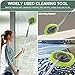 Wall Cleaner, Wall Cleaner Mop Green Mop for Walls Max 66’’ Wall Mop with Long Handle, Ceiling Dust Mop with 15°Labor-Saving Extension Pole, Green Wall Cleaner with Long Handle, Wall Washing Mop