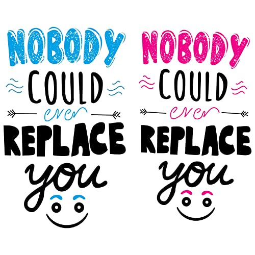 Image of Hangout Hub | Couple Tshirts | Nobody Could Replace You | Set of 2