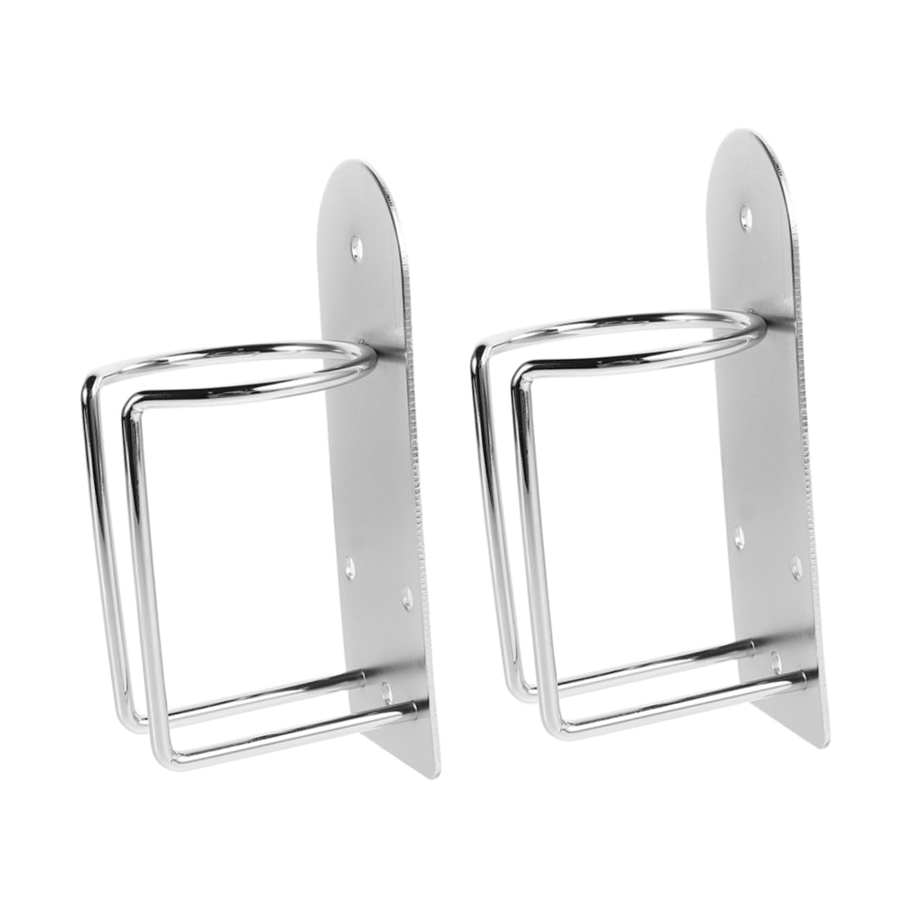 Didiseaon 2 -mounted Hair Tool Organizer Stainless Steel Hair Clipper Stand for Bathroom Blow Dryer Holder Makeup Hair Organizer 2 Pcs