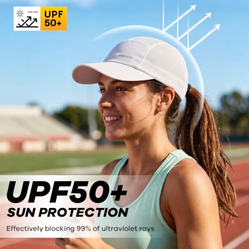 Image of Sukeen Lightweight Running Hat for Women Sports Baseball Cap Unstructured | Quick Dry, Adjustable, Breathable, Comfortable, Absorb Sweat, UPF50+, Packable for Hiking, Tennis, Golf, Workout, Gym, Outing
