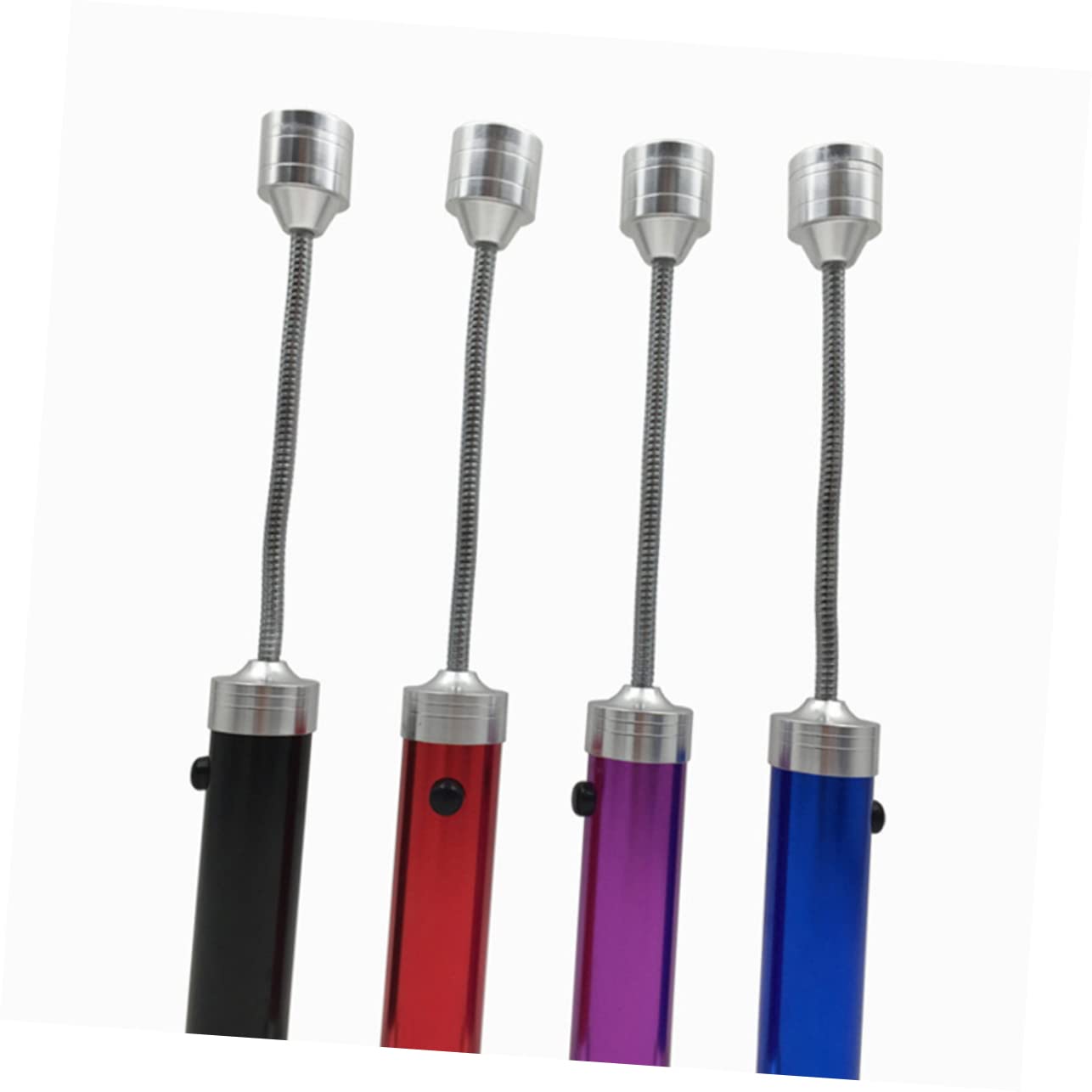 Hemobllo 3stücke Barbecue Lampe Flexibel Tragbare Arbeitsleuchte Mit Magnetfuß Für Grillabende Camping Und Notfälle Und Leicht Ohne Batterien Schwarz