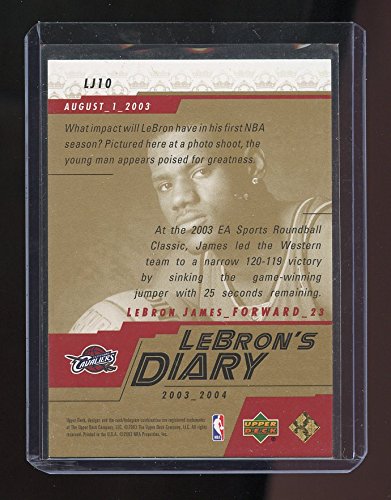 Amazon.com: 2003-04 Upper Deck Lebron's Diary Lebron James
