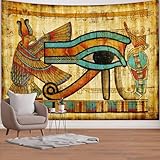 Einfache Verwendung und pflegeleicht: Dieses Wandbild mit ägyptischem Mythos enthält nahtlose Nägel und Aufkleber zum einfachen Aufhängen, Reißzwecken, Reißnägeln und eine Kommandoleiste. Handwäsche oder Maschinenwäsche in kaltem Wasser. Bügeln bei niedriger Temperatur, um Falten zu entfernen